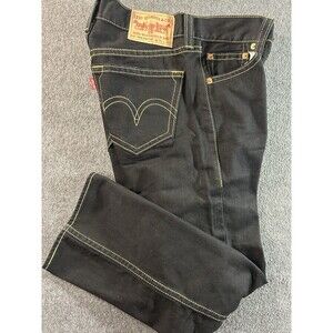 New Levi’s Type 1 Jeans TRUE BOOT CUT Men’s 30x30 Black Denim Vintage Big Stitch